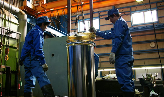 ロール製作工程:めっき加工2