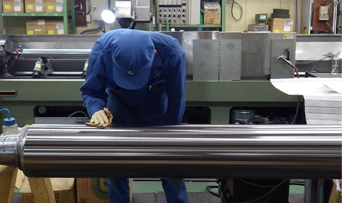 ロール製作工程:検査2