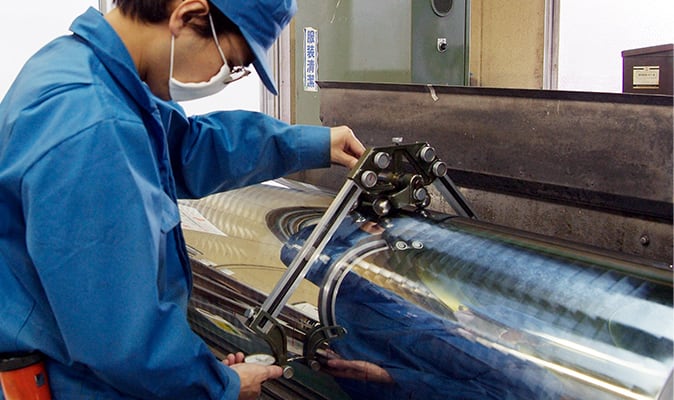 ロール製作工程:検査1